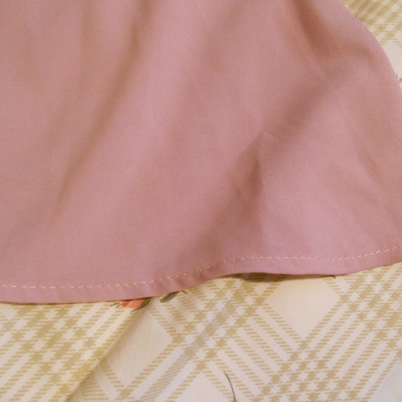 NWT. Rose Pink Pearl Like on Strap Beads. Top. - Picture 4 of 6